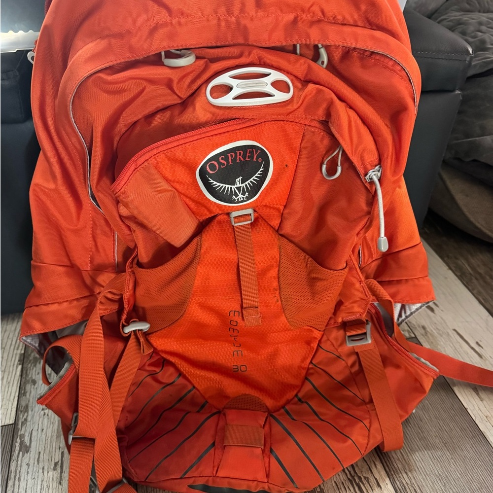 Osprey Orange Backpack. 30L. “Momentum”